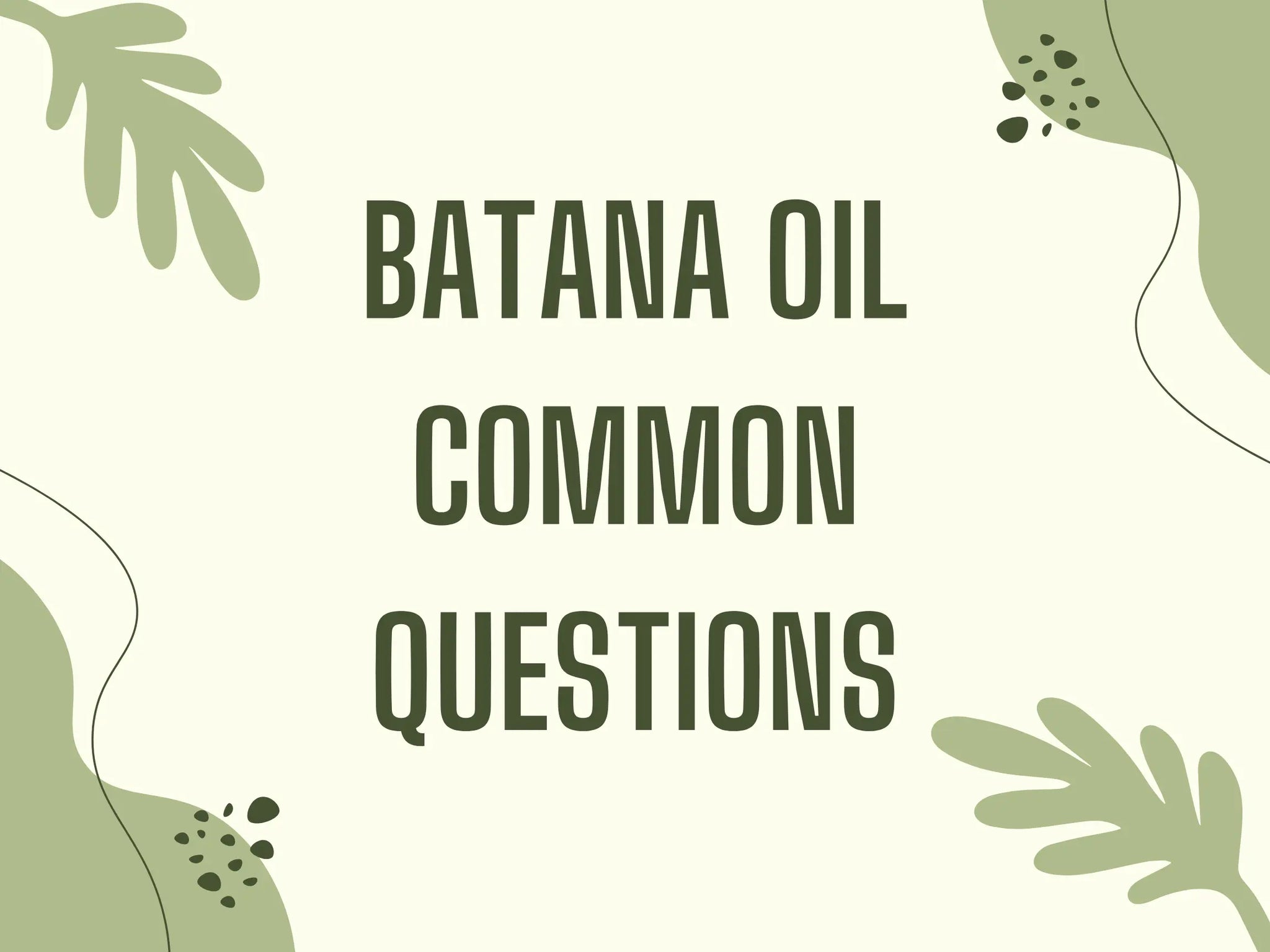 Your Go-To Guide: Common Questions About Batana Oil Answered